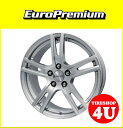 7月末まで!楽天カード分割払いでポイント6倍 新品アルミホイール1本価格 18インチEuroPremium GENT 18×8.0J 5/108 +45 HUB:65.1φ純正ボルト対応ハイパーシルバー VOLVO専用 V70(〜2007y) レンジローバー イヴォーグ(ハブリング別途必要)