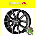 7月末まで!楽天カード分割払いでポイント6倍 20インチMAK HIGHLANDS(マック ハイランズ) 20×8.5J 5/108 +45 HUB:63.4Φマットブラック レンジローバー イヴォーグ 純正ボルト・純正センターキャップ対応 新品アルミホイール1本価格 ☆1台分で送料無料☆