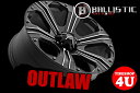 20インチBALLISTIC OFF ROAD 902 OUTLAW マットブラックタンドラ(07y〜) ランクル200 ランクル100 バリスティック アウトロー タイヤホイール4本セット
