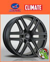 新品アルミホイール単品1本価格 22インチCLIMATE SUW FORGED LUXOR(クライメイト ルクソール) 22×9.5J 6/139.7+18ブラックアルマイトクリア 鍛造ホイール ランドクルーザープラド150/120系、FJクルーザー など 代引き不可