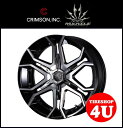 20インチ CRIMSON MTRTLE BULLHORN クリムソン マーテル ブルホーン 20×8.5J ブラックポリッシュ/クロームインサートGOODYEAR FORTERA HL 265/50R20 215 ハイラックスサーフ 120・150プラド 新品タイヤホイール4本セット価格