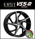 【72時間限定】9/23-26楽天会員ポイント最大16倍 18インチERST VS5-R 18×8.0J 5/108 +40ブラックポリッシュ エアスト VOLVO V60(RB)/V70(8B・SB)/XC70(SB) 鋳造 新品アルミホイール1本価格 1台分購入でハブリング付属