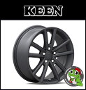 JEEP コンパス(MK)/パトリオット(MK) 17インチ 17x7.5J 5/114.3 +45マットブラック KEEN JK10 新品アルミホイール1本価格