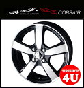 新品アルミホイール1本価格 15インチSMACK CORSAIR 15×5.5J 4/100 +50SGM/P スマック コルセア