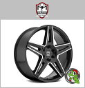22インチ【MOTIV WHEELS MODENA 415BM】22×9.0J 5H-120&114.3 ET38 グロスブラック/CNCミルド【新品ホイール4本セット価格】ハリアー60系、CX-5、NX200t、RX450h、エクストレイルT32