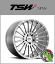 【72時間限定】楽天会員ポイント最大16倍 7/1 〜7/4 迄 新品アルミホイール1本価格 19インチTSW Turbina RF(タービナー RF) 19×8.5J 5/108 +42チタニウムシルバーw/ミラーカットフェイス 1985