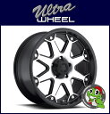 新品アルミホイール単品1本価格 17インチULTRA WHEEL Type-198 Bolt 17×8.0J 5/127+10Black Machined Face ウルトラホイール ボルト JKラングラー、コマンダー、グランドチェロキー(WK/WJ)など