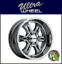 20インチULTRA WHEELS 249V Predator2 20×9.0J 6H-139.7 ET18 PVDクローム新品ホイール4本セット価格 FJクルーザー、120/150 プラド、4ランナー、タコマ など