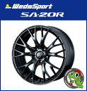 ウェッズスポーツSA-20R 18×7.5J 5/100+45 WBCウォースブラッククリアー HUB:Φ65 18インチ1台分購入で送料無料新品ホイール単品価格