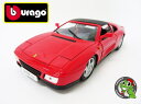 【burago】フェラーリ 1:18シリーズ 【Ferrari 348ts】【赤】レース&プレイシリーズ1/18ダイキャストモデルブラーゴ ミニカー