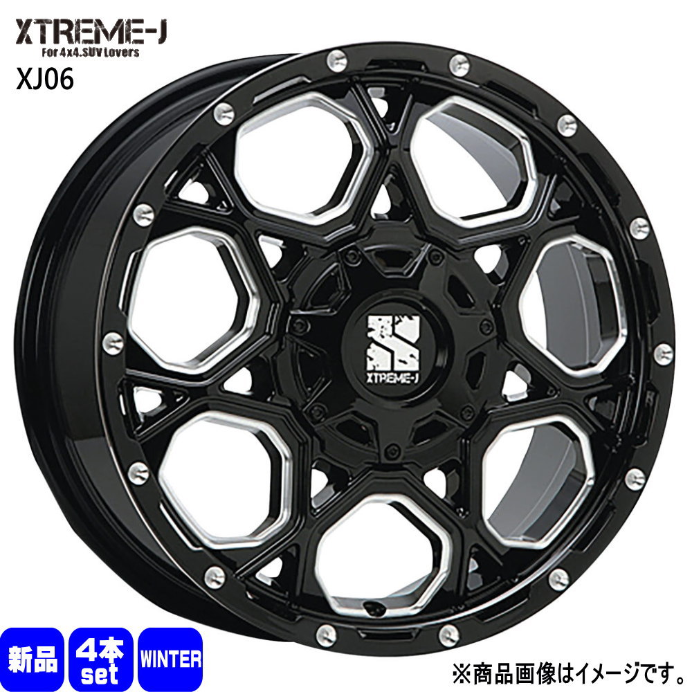 195/60R17 銘柄指定不可 輸入タイヤ 輸入タイヤ 輸入タイヤ 新品 冬用 スタッドレスタイヤ ホイール 4本セット MLJ XTREME-J XJ06 17×7.0+42 10/100.114 17インチ