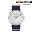 【公式】【ユニセックス】TISSOT エブリタイム クォーツ シルバー文字盤 合成繊維【ティソ 時計 腕時計 うでとけい メンズ レディース 男女兼用 ユニセックス 男性 女性 EVERYTIME クオーツ 3気圧防水 ウオッチ ウォッチ watch おしゃれ ブランド】