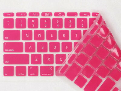 【新品/送料無料】アップルMacbook Air 11インチシリコンUSキーボードカバー/ピンク