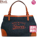 【送料無料】【中古】 GUCCI グッチ トートバッグ オールシーズン デニム 紺 レディース おしゃれ ギフト プレゼント | ブランドバッグ ブランドバック トートバック ブランドトートバッグ ブランド バッグ バック トート ハンドバッグ ハンドバック トートハンドバッグ