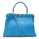 【送料無料】【中古】 FENDI フェンディ ショルダーバッグ 2wayバッグ ハンドバッグ ピーカブー レディース メンズ おしゃれ かわいい ギフト プレゼント