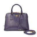プラダ PRADA ショルダーバッグ パープル レディース 中古