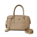 プラダ PRADA ショルダーバッグ ベージュ レディース 中古