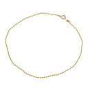 【送料無料】【中古】 STAR JEWELRY スタージュエリー K18 アクセサリー アクセ アンクレット ボールチェーン ゴールド レディース おしゃれ かわいい おすすめ ギフト プレゼント 18金 K18ゴールド【BJ】【BIM】