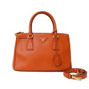 プラダ PRADA ショルダーバッグ オレンジ レディース 中古