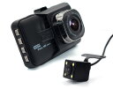 進化版ドライブレコーダー Wカメラ搭載 IPS液晶 送料無料 お手軽・フルHD 高画質 1080P 120度 Gセンサー 日本語説明書