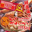 エントリーでポイント14倍! ズワイガニ ずわいがに 5kg 訳あり トゲズワイガニ とげズワイガニ 脚折れ・大きさ不揃いの訳あり品!身は甘くて濃厚・旨みたっぷり!