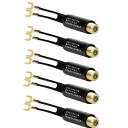 アンテナセパレーター 整合器 5個 wuernine フィーダー線変換 75Ω-300Ω テレビ FMアンテナ 同軸ケーブル チューナーなど用 アンテナプラグ