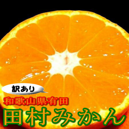 【15％OFF！】【2箱買ったら送料無料！！】和歌山産 　有田「訳あり」田村みかん2.5kg　サイズはお任せです（S〜2L） ワンランク上のコクある風味が楽しめる！本場紀州有田のトップブランドみかんをお買い得にGET！！小さめ大きめ傷ありなどのご自宅用です