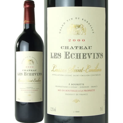 シャトー・レゼシュヴァン　2001赤ワイン　フルボディ　750mlフランス　ボルドー AOCリュサック・サンテミリオンCHATEAU LES ECHEVINS 2001