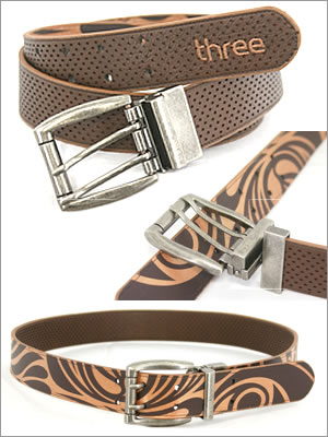 2011新作！【TEN-80】テンエイティサーフパンツ用マリンベルトバックル回転型リバーシブルベルトサイズ調整可能