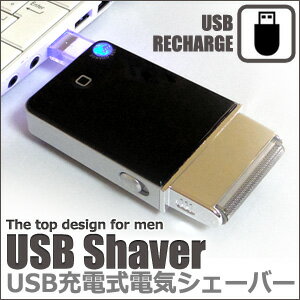 【ゆうパケット送料無料】USB充電式電気シェーバー Green Apple 【メンズ 髭剃…...:togishokunin:10000665