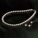 オーロラ花珠9〜9.5mm和珠高級本真珠ネックレス&イヤリング&ペンダント最高級品質「花珠」の中でも、さらにテリの強い真珠特有の現象であるオーロラ効果を持つ「オーロラ花珠」9〜9.5mm!!