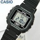 【3ヶ月保証】 CASIO チープカシオ チプカシ スタンダード LA-20WH-1A 海外モデル レディース 腕時計 新品 時計 ウォッチ クオーツ デジタル 黒 ブラック 小さいサイズ スモール カジュアル 使いやすい キッズ 子供用 ペアにも