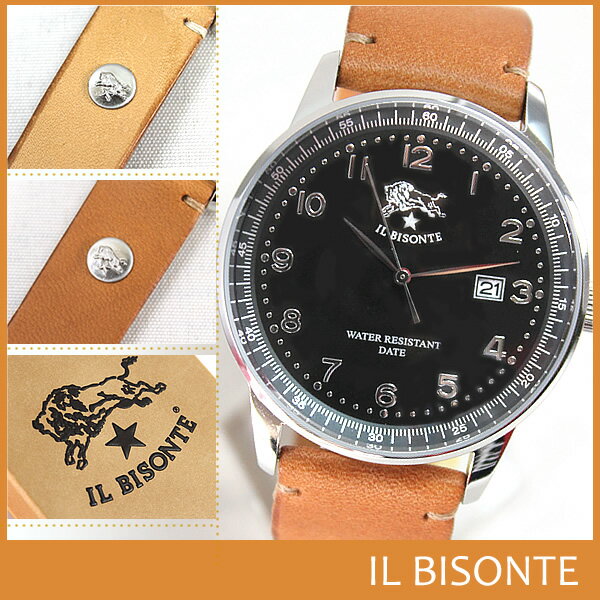 ●送料無料!! IL BISONTE イルビゾンテ選べる2種類 H0260-120N H0260-145Nメンズ腕時計 男性用 時計【smtb-KD】【楽ギフ_包装】