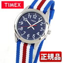 TIMEX タイメックス KIDS TIME TEACHER タイムティーチャーブルー TW7C09900 国内正規品 キッズ ウォッチ 子供用 ナイロン バンド クオーツ アナログ 白 ホワイト 赤 レッド 青 ブルー