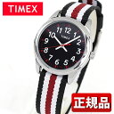 TIMEX タイメックス KIDS TIME TEACHER タイムティーチャーブラック TW7C10200 国内正規品 キッズ ウォッチ 子供用 ナイロン バンド クオーツ アナログ 黒 ブラック 白 ホワイト 赤 レッド