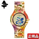 【送料無料】WEWOOD ウィーウッド ANTEA FLOWER BEIGE アンティア フラワー ベージュ 9818171 レディース 腕時計 木製 クオーツ アナログ 花柄 国内正規品 誕生日プレゼント 女性 母の日 ギフト ブランド
