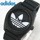 アディダス ランニング adidas originals オリジナルス 腕時計 カジュアル ブランド スポーツペア サンティアゴ SANTIAGO ADH6167 黒 ブラック メンズ レディース ユニセックス 腕時計 海外モデル 誕生日プレゼント 男性 女性 ギフト