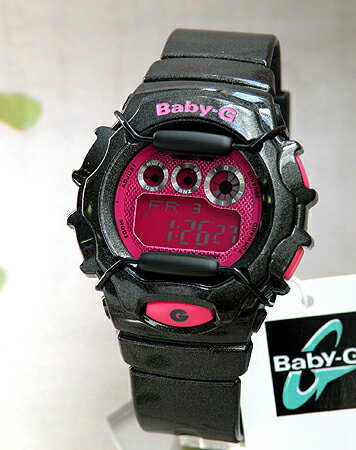 カシオ【CASIO】ベビーGBG-1006SA-1ブラック×ピンクMetallic ColorsメタリックカラーズBaby-G海外モデルレディース　腕時計