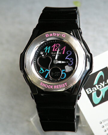 【CASIO】カシオ【Baby-G】ベビーGBGA-101-1Bブラック可愛いマルチカラーダイアルレディース　腕時計