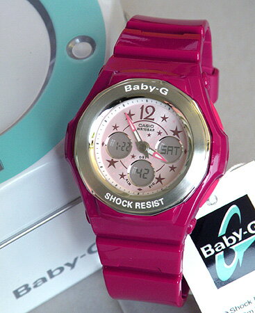 【CASIO】カシオ【Baby-G】BGA-104-4B2DR スターインデックスベビーG海外モデルレディース　腕時計