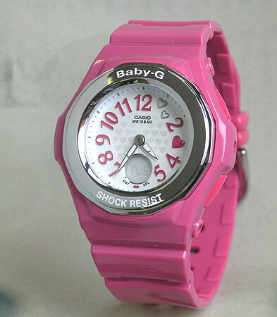 【CASIO】カシオ【Baby-G】ベビーGBGA-105-4BDRピンクハートインデックスシリーズ海外モデル【BABY-G】レディース　腕時計