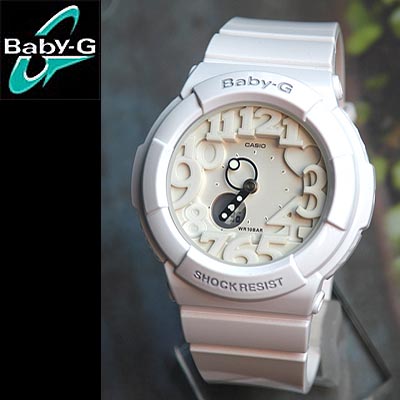 CASIO カシオ Baby-G ベビーGBGA-131-7BホワイトNeon Dial Seriesレディース　腕時計カシオ BABY-G 腕時計 レディース かわいい 時計 ベビーG 海外 モデル BGA-131-7B アナログ 