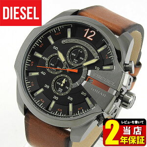 【送料無料】DIESEL ディーゼル DZ4343 海外モデル メンズ 腕時計 watch ウォッチ 革ベルト ベルト レザー クオーツ アナログ 黒 ブラック 茶 ブラウン オレンジ mega chief メガチーフ 誕生日プレゼント 男性 ギフト