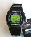 カシオG-SHOCKG-5600B-1DR黒×グリーン電池交換不要のタフソーラーを搭載定番人気のGショックスピード型5600型がベース●送料無料!!楽天市場受賞店