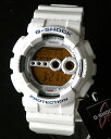 ＜レビューを書いて送料無料＞CASIOカシオGショックGD-100SC-7ホワイトG-SHOCKクレイジーカラーズ高輝度LEDバックライトメンズ　腕時計●送料無料!!CASIO G-SHOCK腕時計 G-SHOCK メンズ 腕時計 カシオ Gショック ジーショック　海外 モデルGショック　GD-100SC-7　GD-100SC