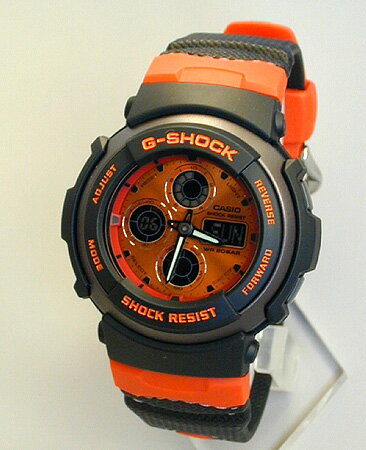 【CASIO】カシオ【G-SHOCK】GショックG-SPIKEアナデジコンビ日本未発売GスパイクG-312RL-4A海外・オレンジメンズ　腕時計