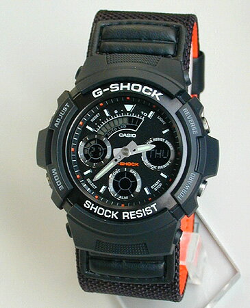 ＜レビューを書いて送料無料＞【CASIO】カシオ【G-SHOCK】Gショック【M-SPEC】AW-591MS-1Aブラックバリスティックナイロンベルトメンズ　腕時計