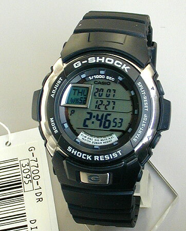 【CASIO】カシオ【G-SHOCK】Gショック激安特価G-7700-1海外モデルメンズ　腕時計