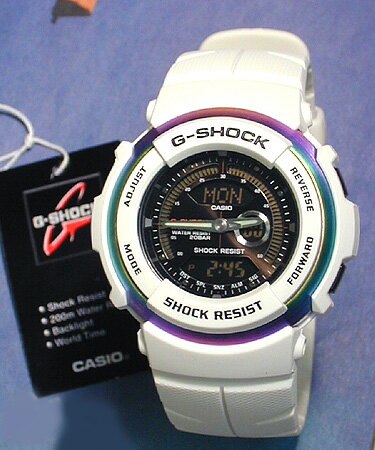 激安G-SHOCK腕時計CASIOカシオGショックG-SHOCKエグゾーストホイール(ホワイト)G-306X-7ADRアナログデジタルコンビ