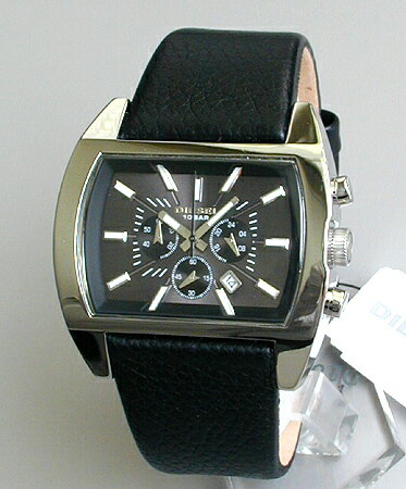 ＜レビューを書いて送料無料＞お洒落な横型ケースの腕時計DIESELディーゼルDZ4140男性用腕時計クロノグラフ
